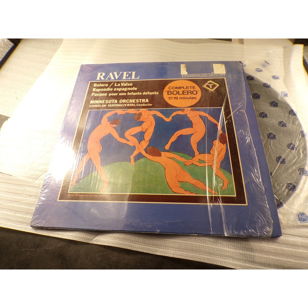Ravel Bolero La Valse Minnesota Orchestra Skrowaczewski Turnabout Vinyl LP QTV-S